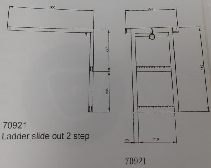 Ladder Slide Out 2 Step