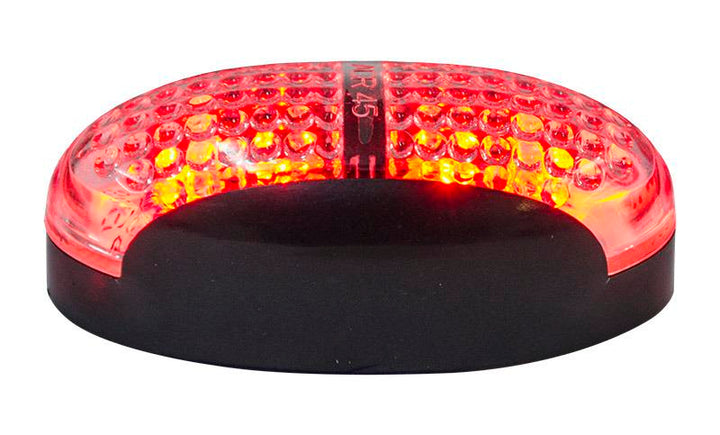 Led Clearance Light Red 10-30V Clear Lens