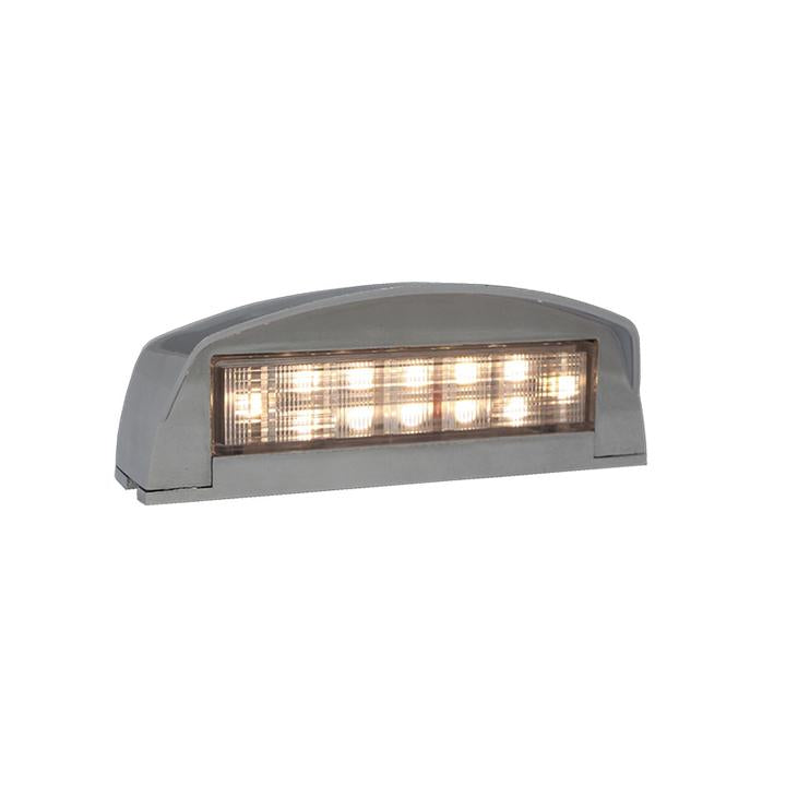 Led License Plate Lamp Chrome 12