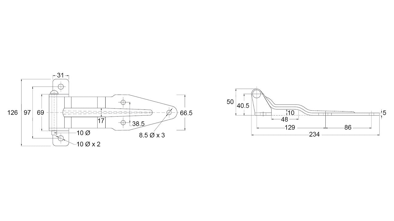 Hinge Z/P K110-069