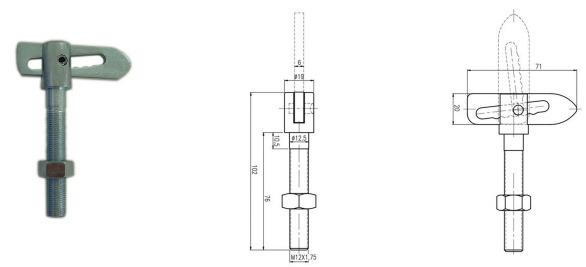 Anti Luce Fastener Z/P Weld On