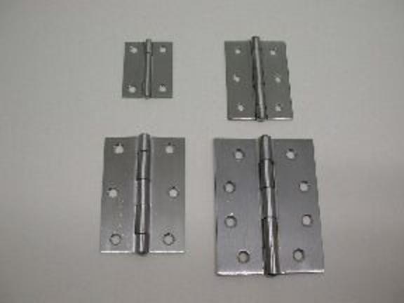 Butt Hinge 100X75X16.mm 304 Grade S/Stl Fixed Pin