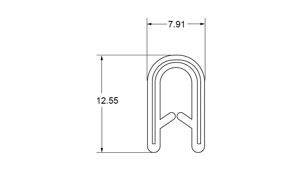 Pinchweld Top Mount Grip 2-4MM - Vmcn016