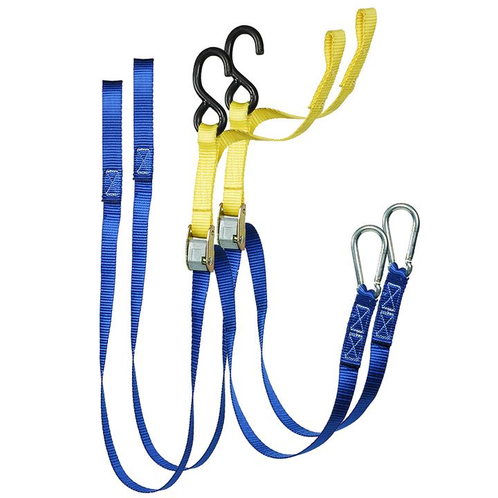 25mmx1.7m Motor Cycle Tie Down Snap Hook & S Hook