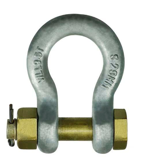 Safety Shackle 29MM - 9.5T Wll 9500 Kgs