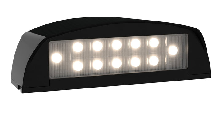 Led License Plate Lamp Black 12 Le