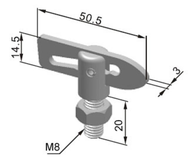 Anti Luce Fastener S/S Weld On