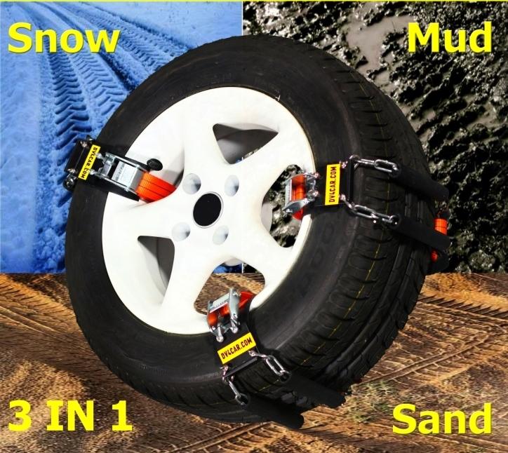 Car Chain For Snow, Mud & Sand