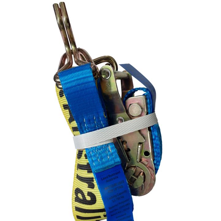 25MM X 5Mtr Ratchet Tiedown 750Kg Lc