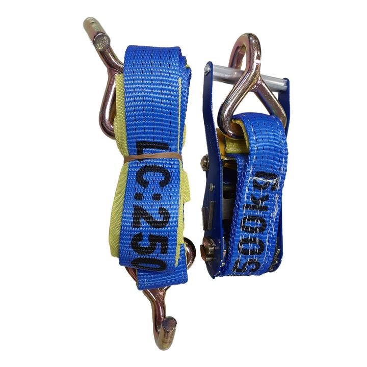 50mmx3mtr Vehicle Ratchet Tie down J Hooks 2500kg