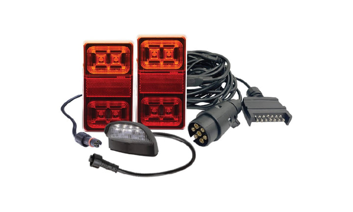 Rect Trailer Lamp Complete Kit 10-30V Blister