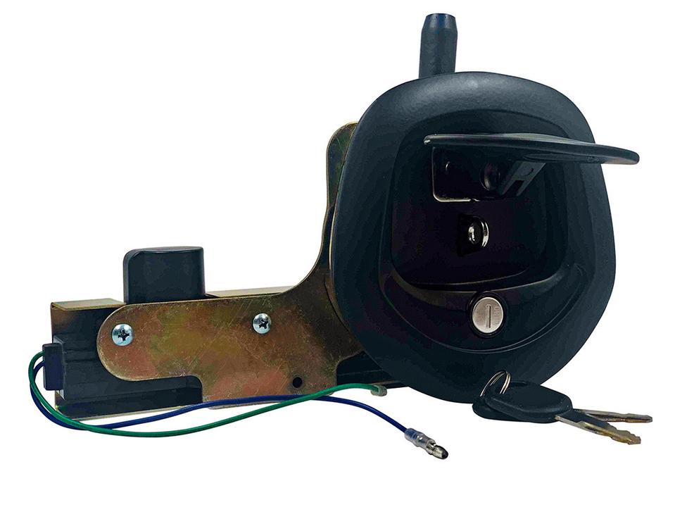 Whale Tail Compression Lock Black – Central locking Kit – 12-24v – Including Actuator Cover