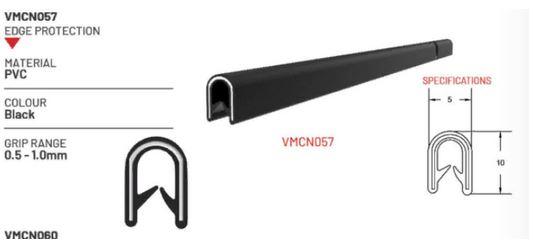 Pinchweld Black Small Edge Trim