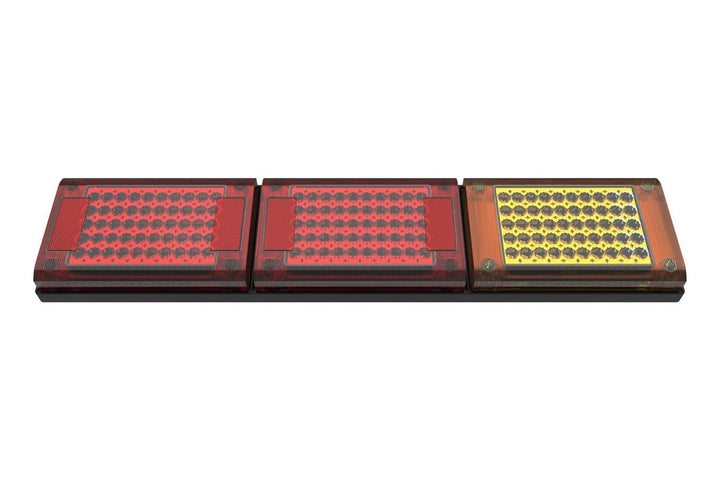 Led Jumbo Triple Red/Red/Amber - 10-30V