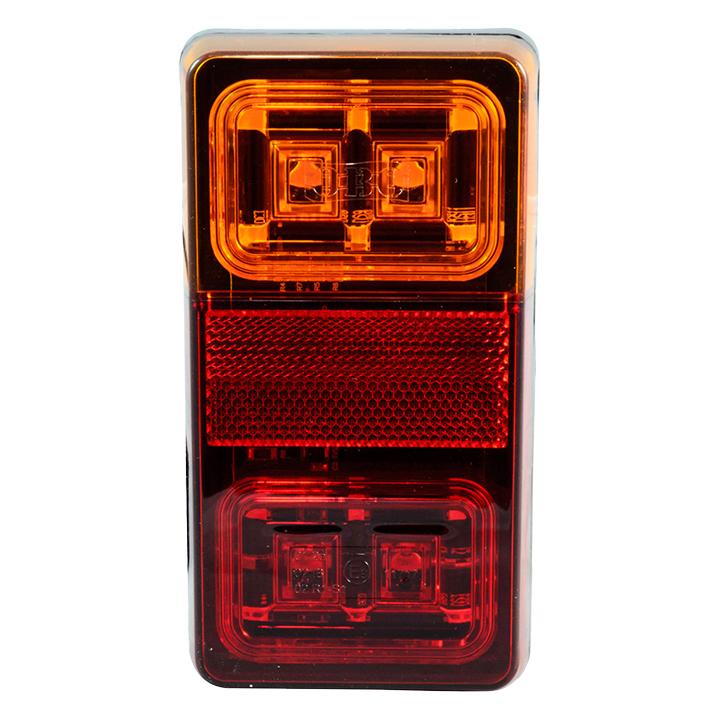 Led Trailer Lamp Rectangle 10-30V W/Plug