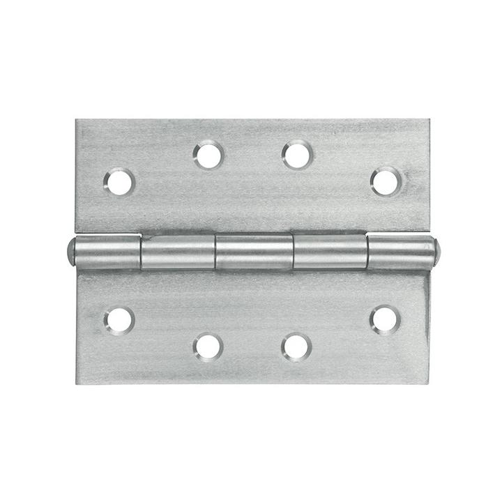 Butt Hinge 100X75X16.mm 304 Grade S/Stl Fixed Pin