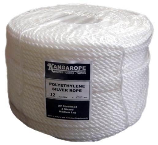 Silver Rope 12MM X 250Mtr Coil