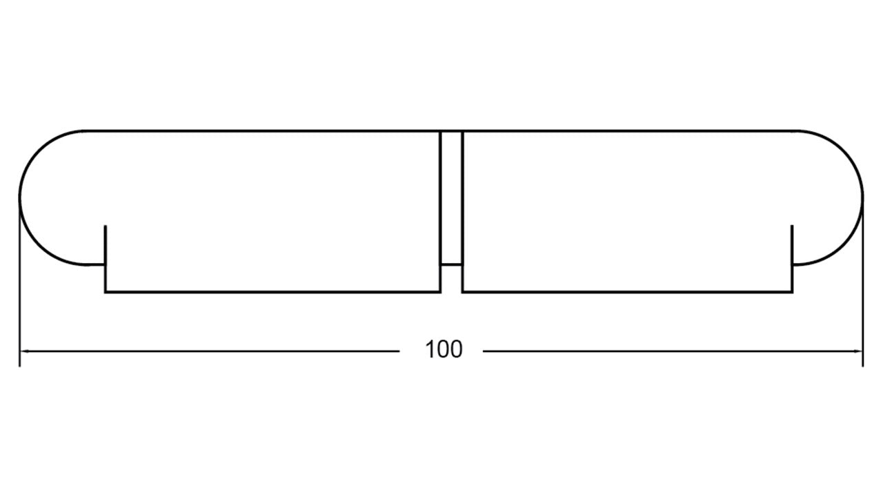 Pintle Hinge Steel W/O Brass Pin 60MM