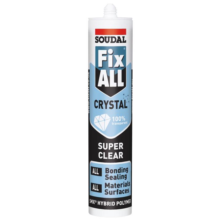 Fix All Crystal Clear Cartridge 290Ml – Tie Downs Direct