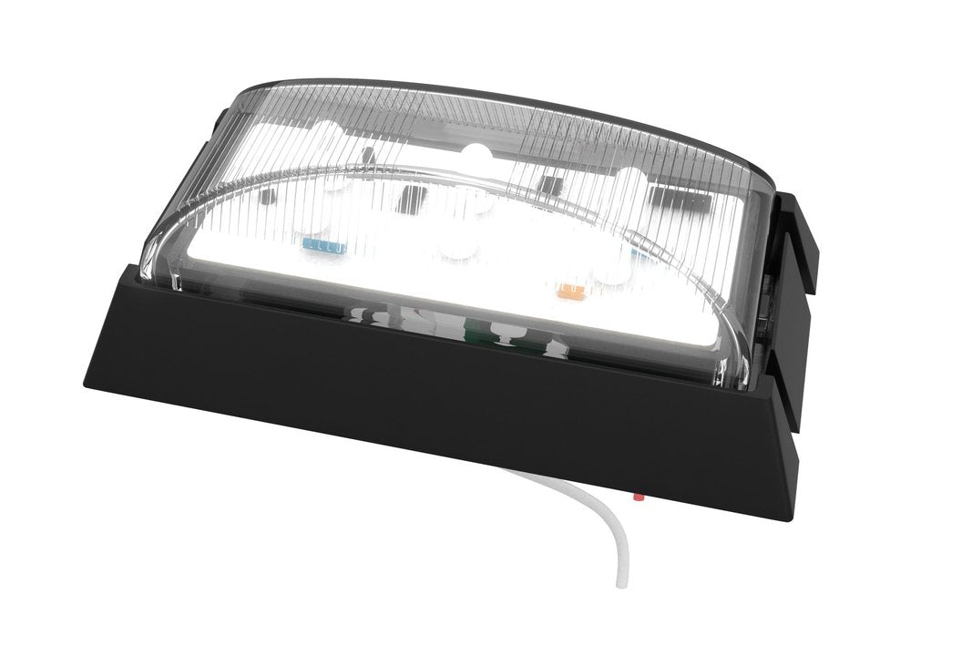 Led Front End Outline Marker White Blk/Base 10Pack