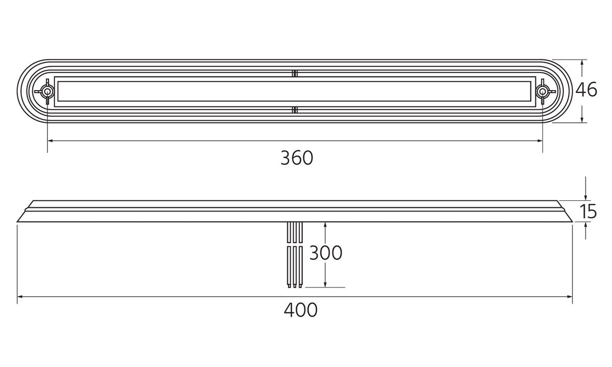 Reverse,12V/24V,With  Black Bracket